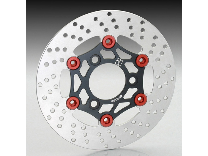 Kitaco Full Floating 220mm Rotor - NSR50 NSF100 Red Black